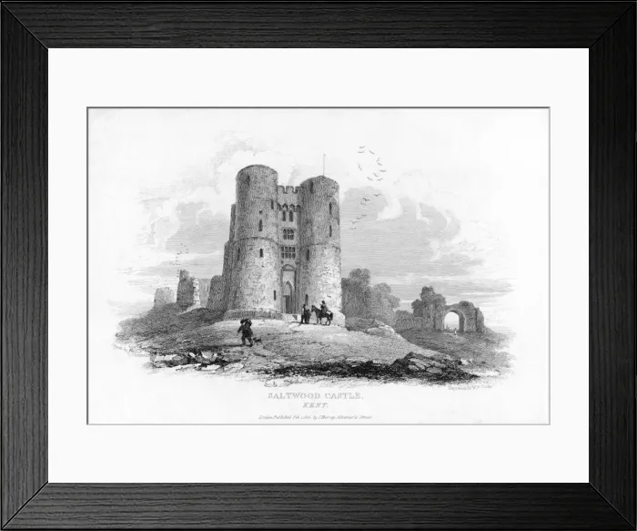 Framed Print : Saltwood Castle Framed Print : Saltwood Castle