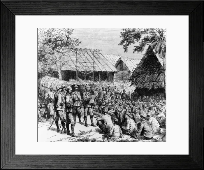 Framed Print : British Proclamation Framed Print : British Proclamation
