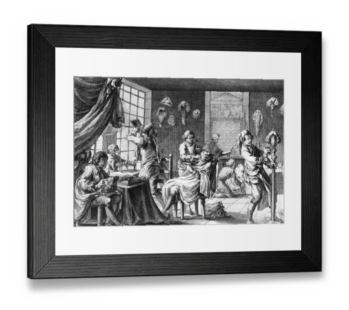 Framed Print : The Barber Framed Print : The Barber