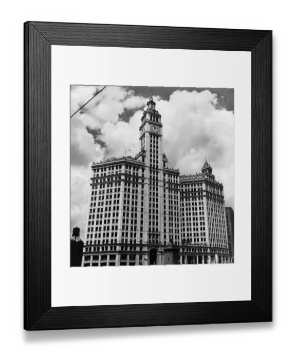 Framed Print : Wrigley Building