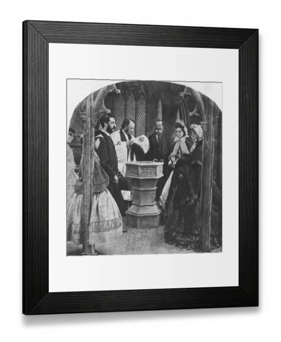 Framed Print : Baptismal Font Framed Print : Baptismal Font