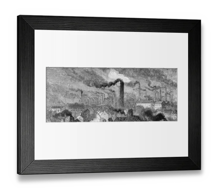 Framed Print : Industrial Manchester Framed Print : Industrial Manchester