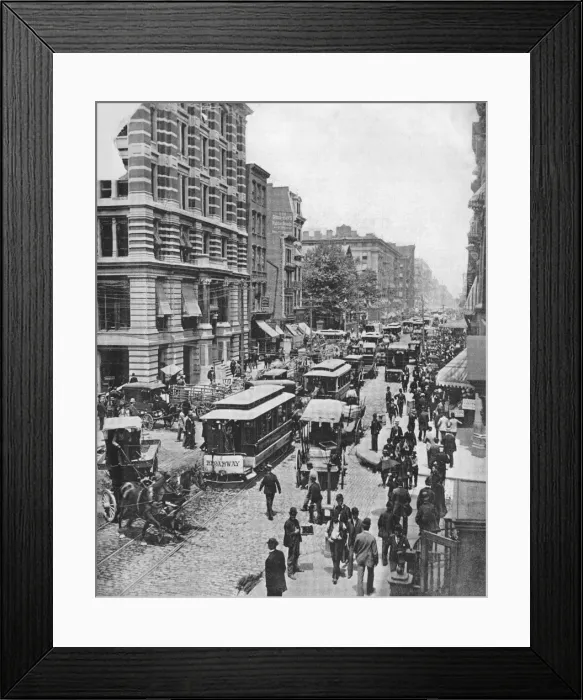 Framed Print : Broadway View Framed Print : Broadway View
