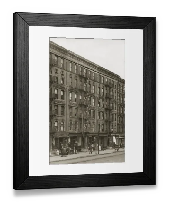 Framed Print : Harlem Street Framed Print : Harlem Street