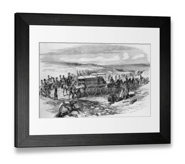 Framed Print : Crimea Ambulance