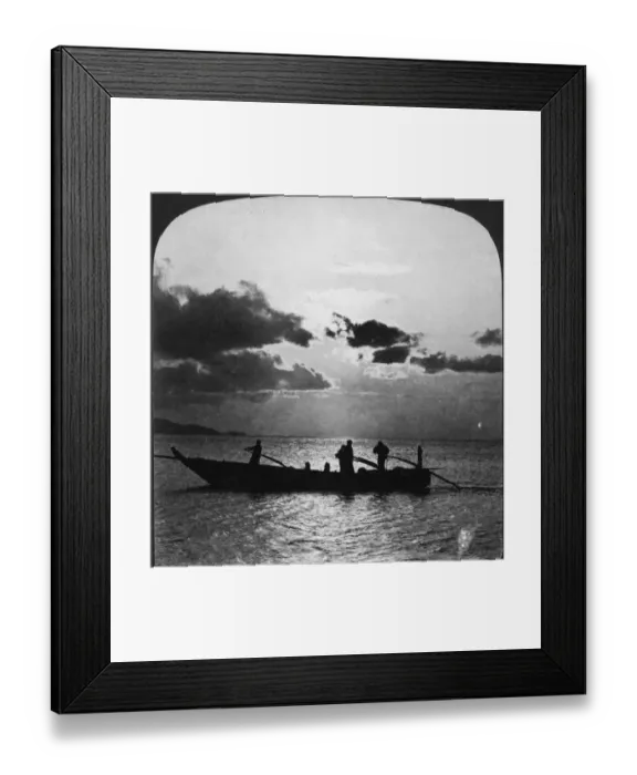Framed Print : Vessel In Evening Framed Print : Vessel In Evening