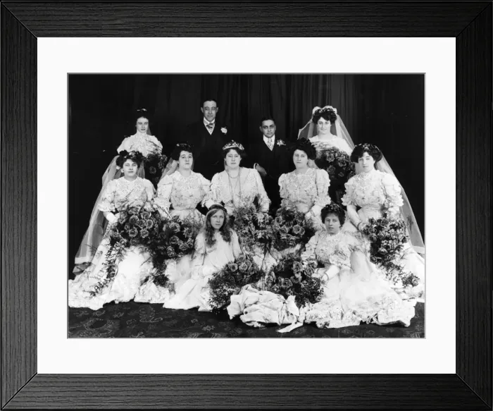 Framed Print : Wedding Group Framed Print : Wedding Group
