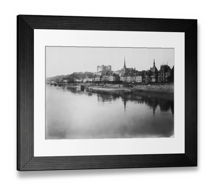 Framed Print : Loire At Saumur Framed Print : Loire At Saumur