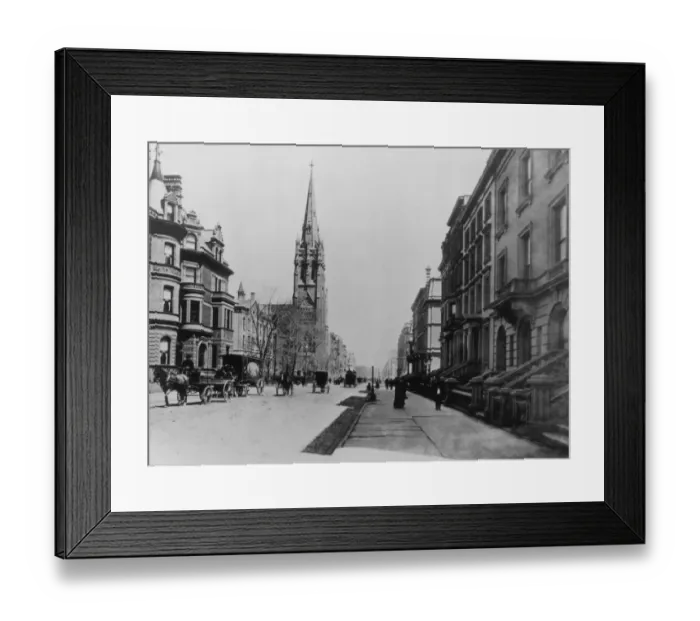 Framed Print : Fifth Avenue Framed Print : Fifth Avenue