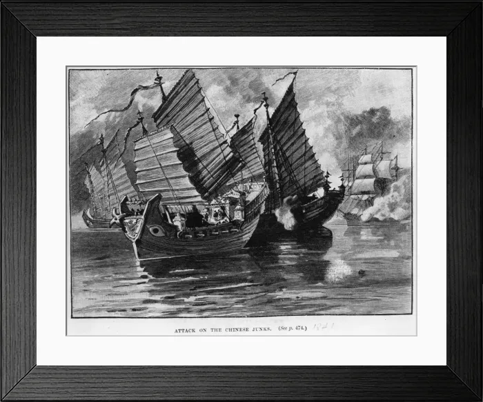 Framed Print : The Opium War Framed Print : The Opium War