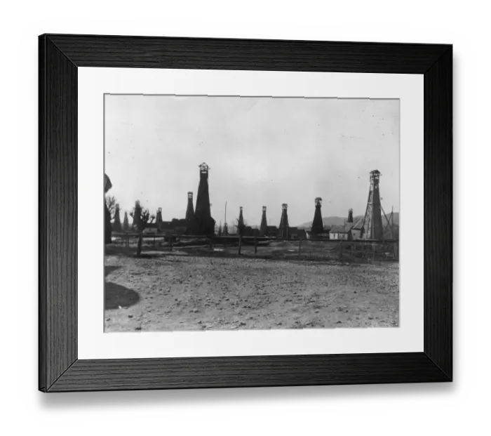 Framed Print : Petrol Works