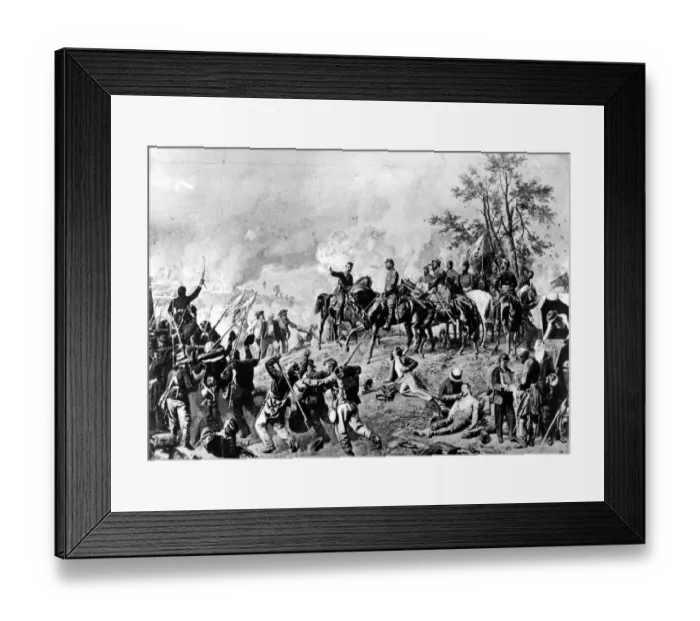 Framed Print : Battle Of Gettysburg Framed Print : Battle Of Gettysburg