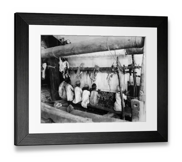Framed Print : Carpet Weaving Framed Print : Carpet Weaving
