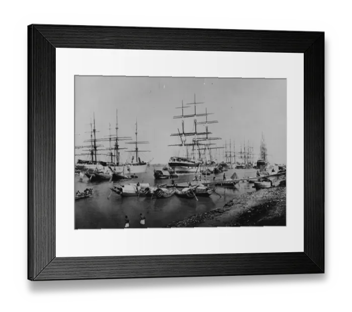 Framed Print : Calcutta Harbour Framed Print : Calcutta Harbour