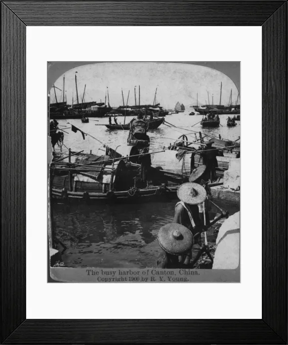 Framed Print : Canton Harbour Framed Print : Canton Harbour