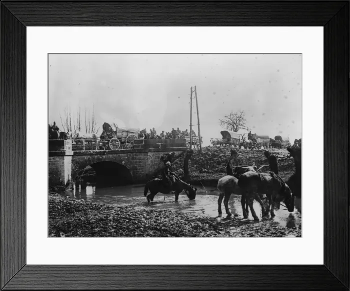 Framed Print : Water Stop