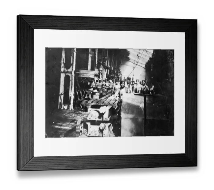 Framed Print : Millwall Ironworks Framed Print : Millwall Ironworks