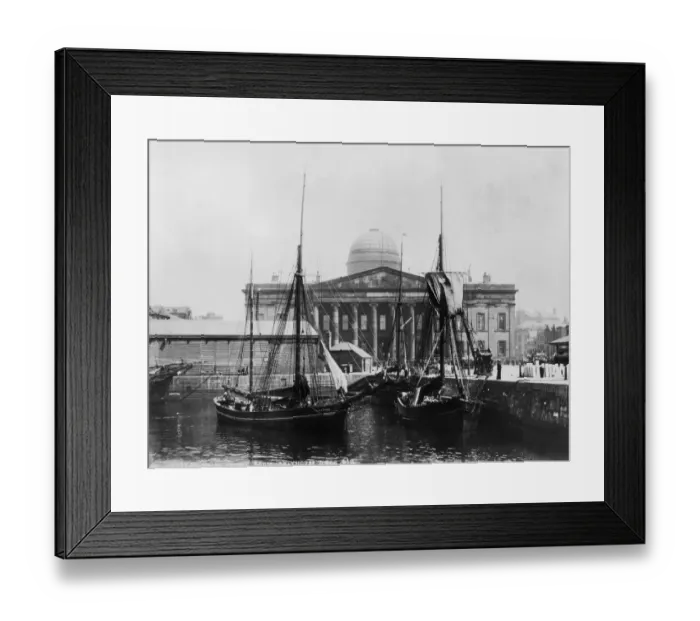 Framed Print : Custom House Framed Print : Custom House