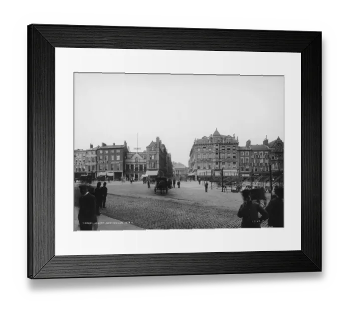 Framed Print : Nottingham Market Framed Print : Nottingham Market