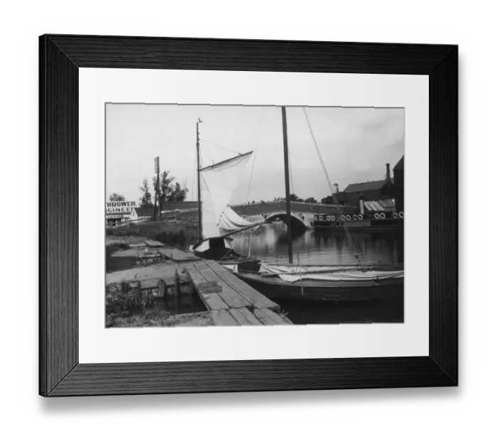Framed Print : Boats At Wroxham Framed Print : Boats At Wroxham