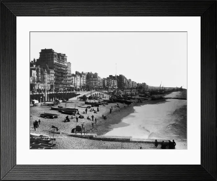 Framed Print : Brighton Beach Framed Print : Brighton Beach