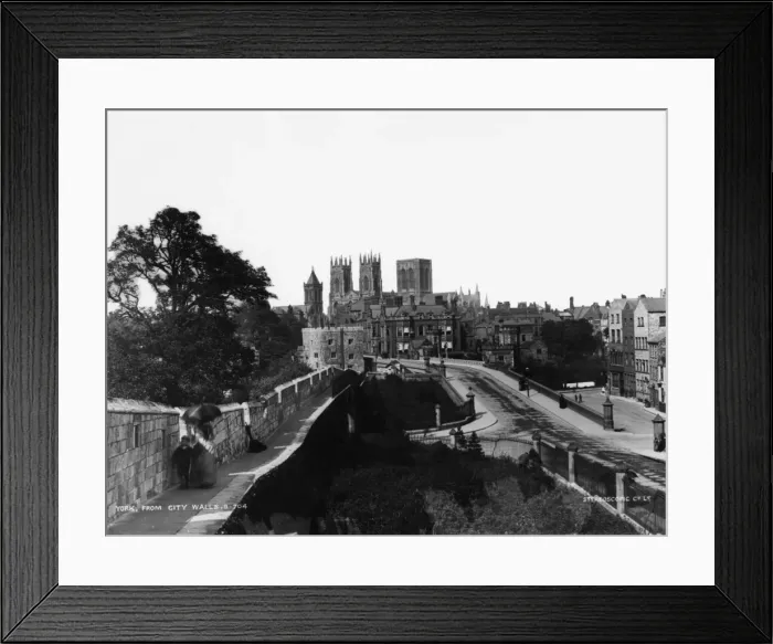 Framed Print : York City Walls Framed Print : York City Walls