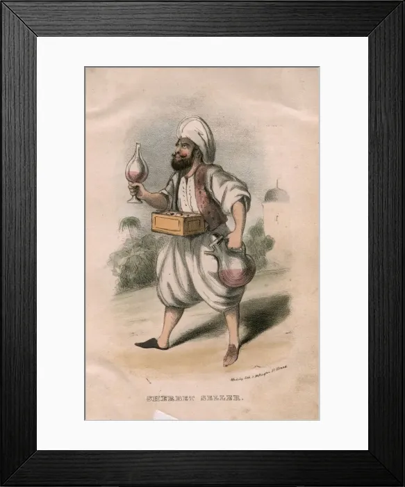 Framed Print : Sherbet Seller Framed Print : Sherbet Seller