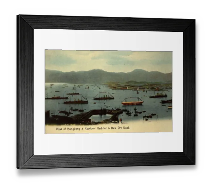 Framed Print : Hong Kong Harbour Framed Print : Hong Kong Harbour