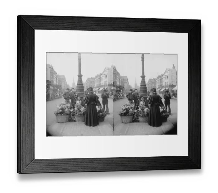 Framed Print : London Flower Girls Framed Print : London Flower Girls
