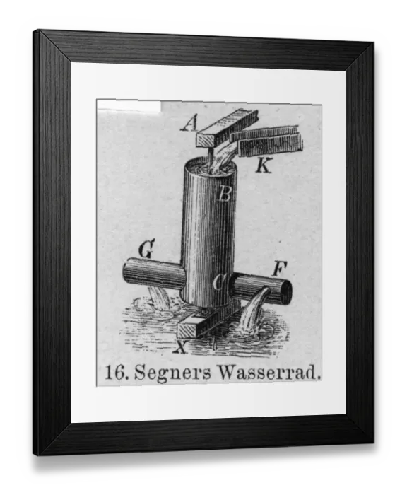 Framed Print : Segners Wasserrad Framed Print : Segners Wasserrad