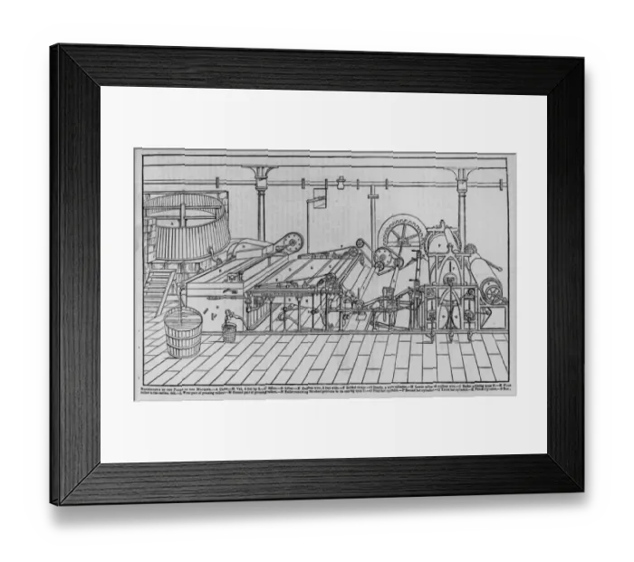 Framed Print : Making Paper Framed Print : Making Paper