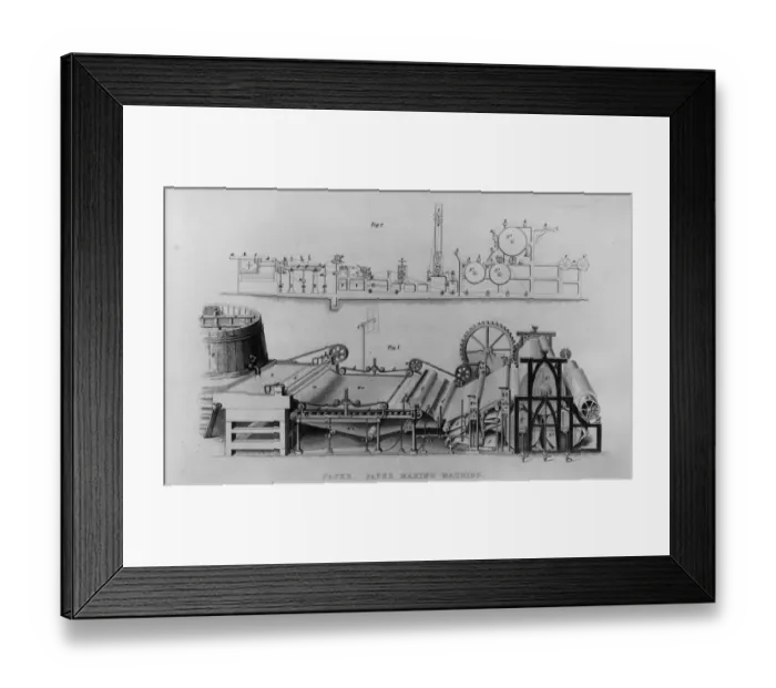 Framed Print : Paper Making Framed Print : Paper Making