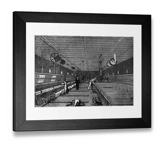 Framed Print : Spinning Cotton Framed Print : Spinning Cotton