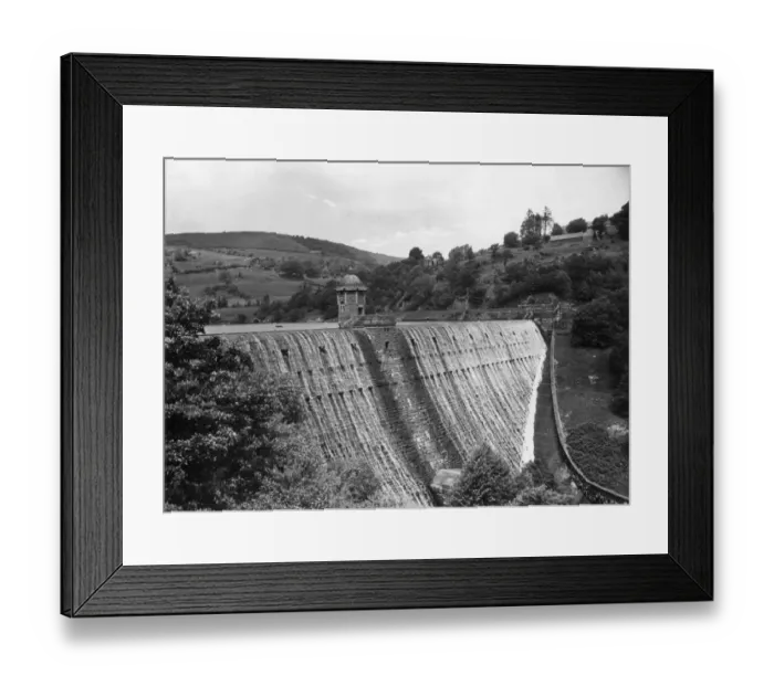 Framed Print : Caban Coch Dam