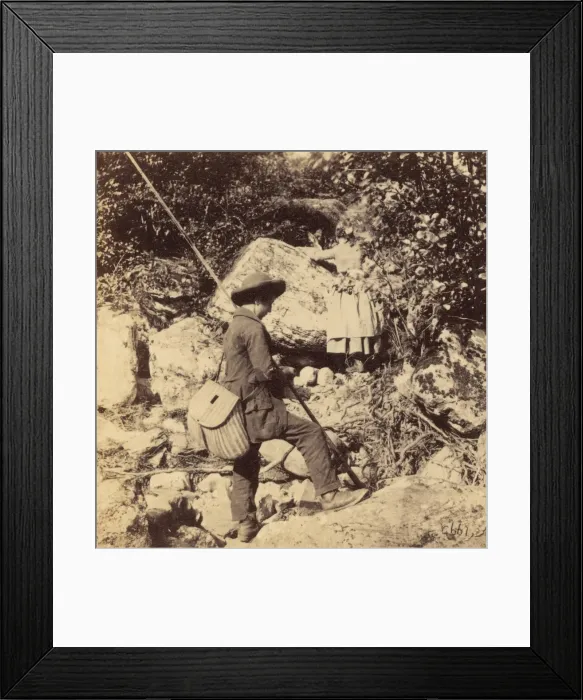 Framed Print : Victorian Fisherman Framed Print : Victorian Fisherman