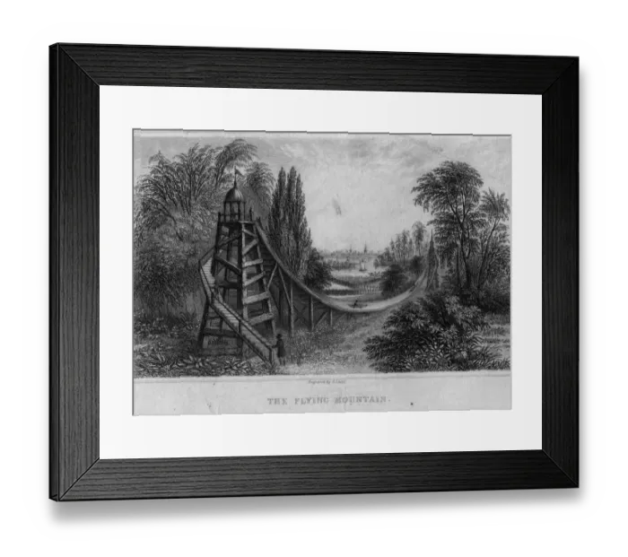 Framed Print : Old Rollercoaster Framed Print : Old Rollercoaster
