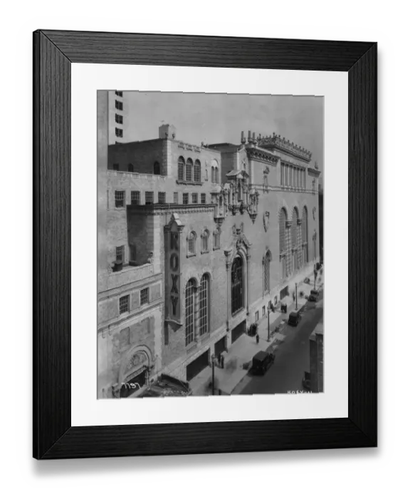 Framed Print : Roxy Theatre Framed Print : Roxy Theatre