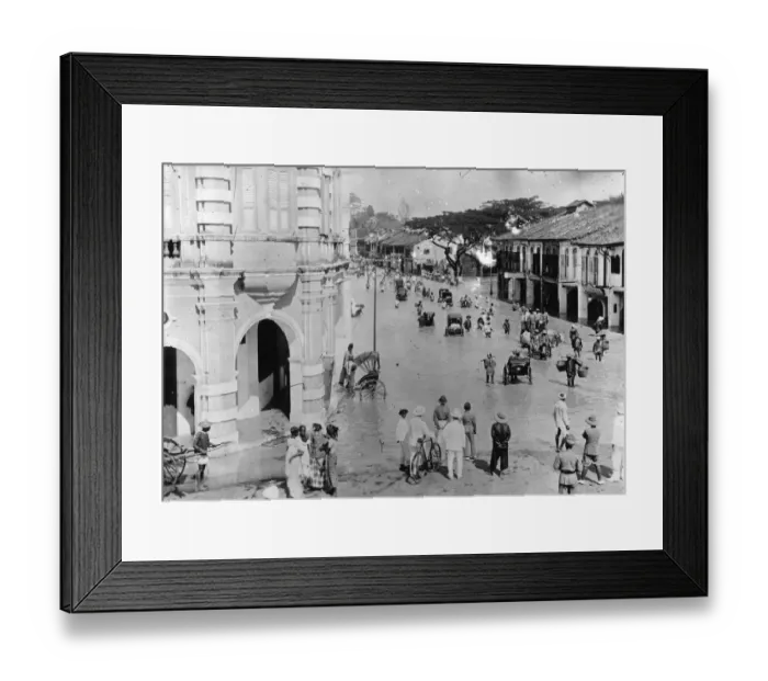 Framed Print : Flood In Java Framed Print : Flood In Java