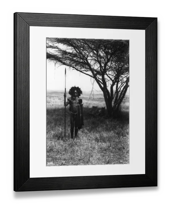 Framed Print : African Warrior Framed Print : African Warrior