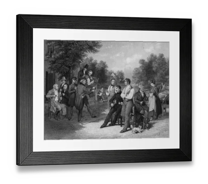 Framed Print : Village Skittles Framed Print : Village Skittles