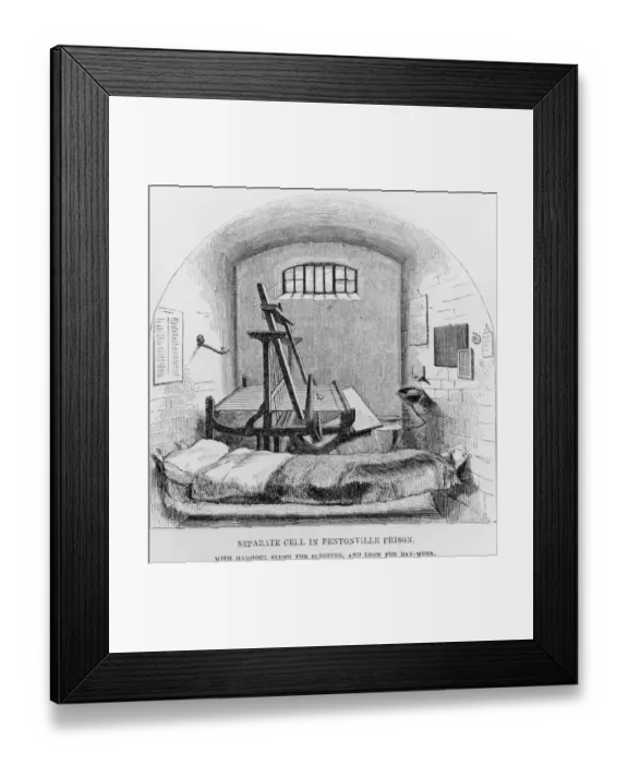 Framed Print : Pentonville Cell Framed Print : Pentonville Cell