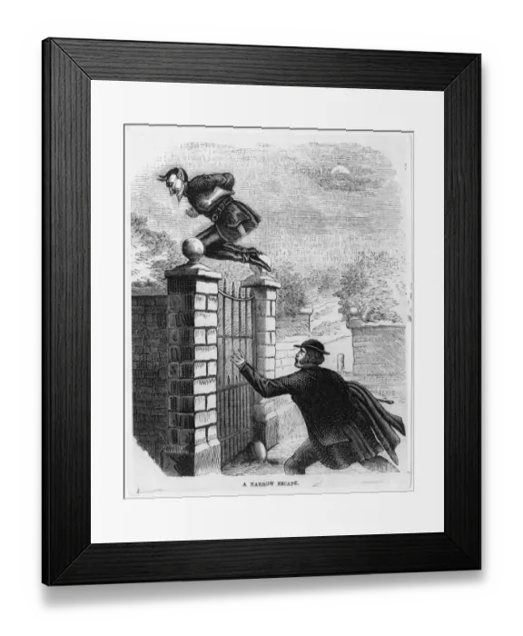 Framed Print : A Narrow Escape Framed Print : A Narrow Escape