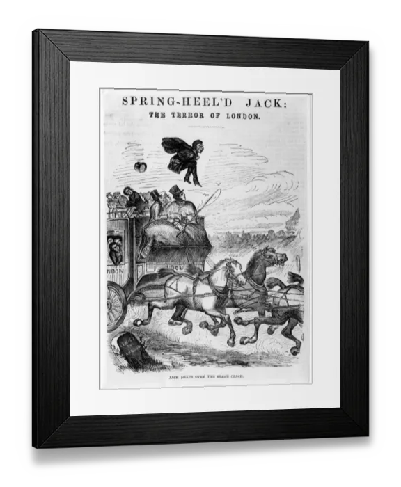 Framed Print : Spring-Heeled Jack Framed Print : Spring-Heeled Jack