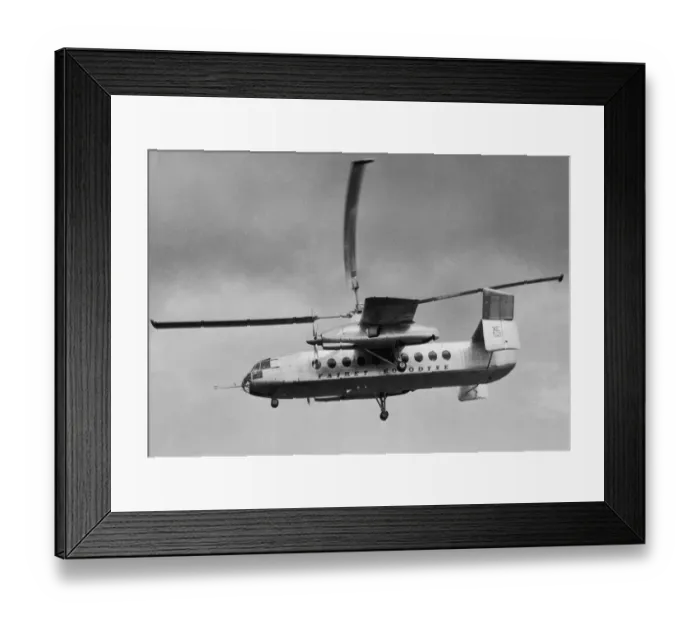 Framed Print : Rotodyne In Flight Framed Print : Rotodyne In Flight