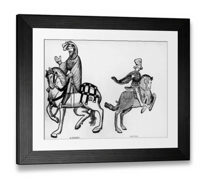 Framed Print : Chaucers Knight