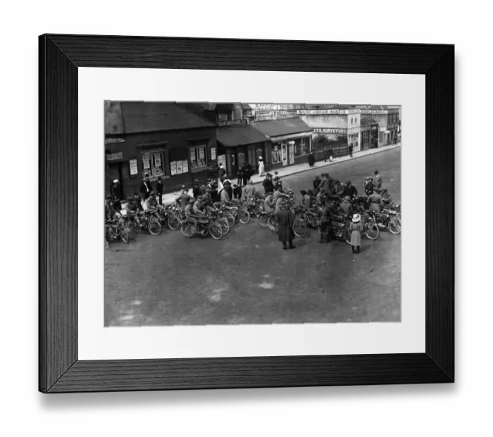 Framed Print : Early Motorcycles Framed Print : Early Motorcycles
