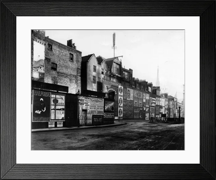 Framed Print : Strand Hoardings Framed Print : Strand Hoardings