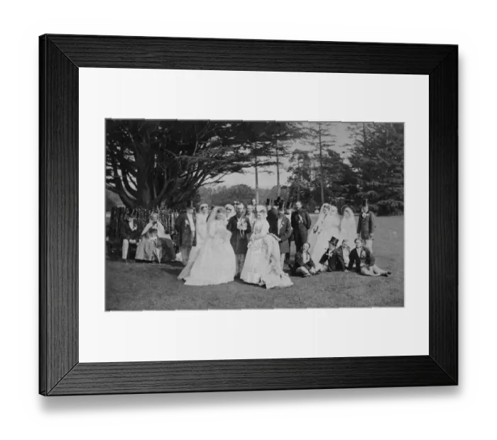 Framed Print : Victorian Wedding Framed Print : Victorian Wedding