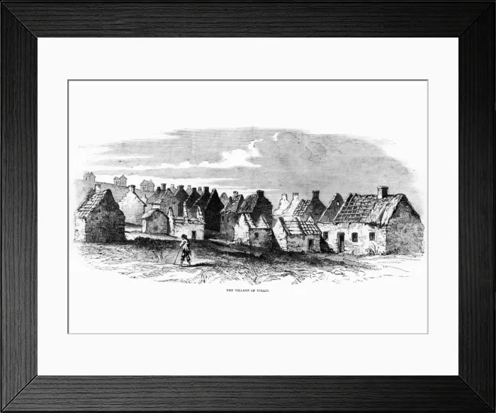 Framed Print : Derelict Village Framed Print : Derelict Village