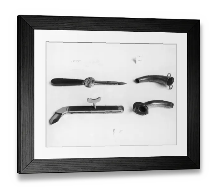 Framed Print : Surgical Instruments